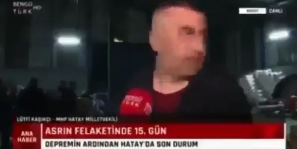 Ümit Özdağ Hatay depremine canlı yayında yakalandı: Bismillahirrahmanirrahim