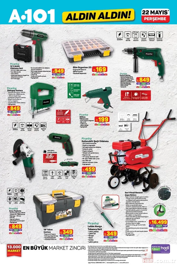 22 Mayıs A101 aktüel katalog | Yaz aylarının aranan ürünleri satışa çıktı: Taşınabilir klima, sinek önleyici, güneş kremi, balkon masası… 10