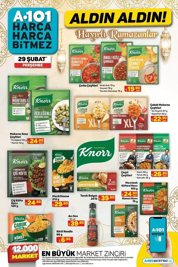 A101’de indirimler bugün başladı! A101 29 Şubat Aktüel İndirim Kataloğu’nda Hangi Ürünler Var?