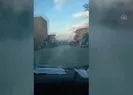 Canlı yayın yaparken kazayı görüntüledi!