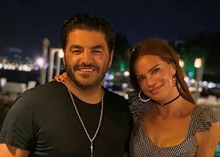 Ebru Şallı ve Uğur Akkuş’un romantik anları! Böyle stres attı