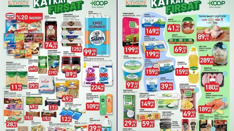 Tarım Kredi'den %20 indirimli yeni katalog! Gezen tavuk 289,90, beyaz peynir 159, filiz çay 199,90 TL...