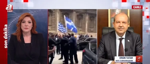 Rumlardan KKTC Cumhurbaşkanı Ersin Tatar’a saldırı girişimi! Türkler Kıbrıs’tan dışarı! Tatar’a ölüm sloganları atıldı