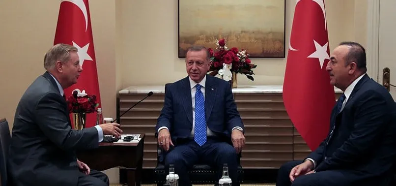 Son dakika: Erdoğan ile görüşen ABD Senatörü Graham'dan F-35 açıklaması
