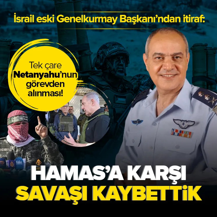 İsrailden itiraf: Hamasa karşı savaşı kaybettik