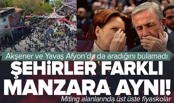 Şehirler farklı manzara aynı!