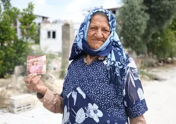 72 yaşındaki kadının memleket sevgisi!