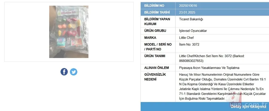 Veliler dikkat! Bakanlık bu ürünleri yasakladı! Tek tek toplatılıyor 14