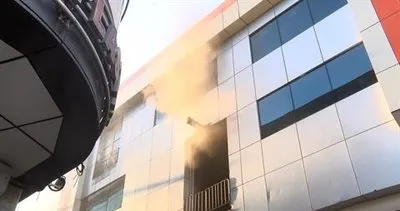 İstanbul'da ham madde deposunda korkutan yangın! Mahsur kalan işçiler son anda kurtarıldı