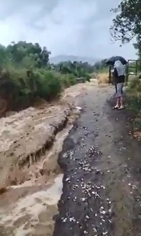 Son dakika: İzmir Ödemiş'i sağanak vurdu: Dere ve çaylar taştı! Araçlar sürüklendi - 4