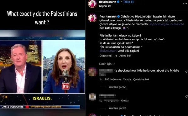 Gazeteci Morgan’dan siyonist İsrailli eski Belediye Başkan Yardımcısı Nahoum’a canlı yayında ayar: Neden size inanayım?