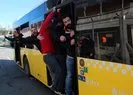 Sarı kırmızılı taraftarlar Fenerbahçe Galatatasaray maçı için Kadıköy’e hareket etti |Video