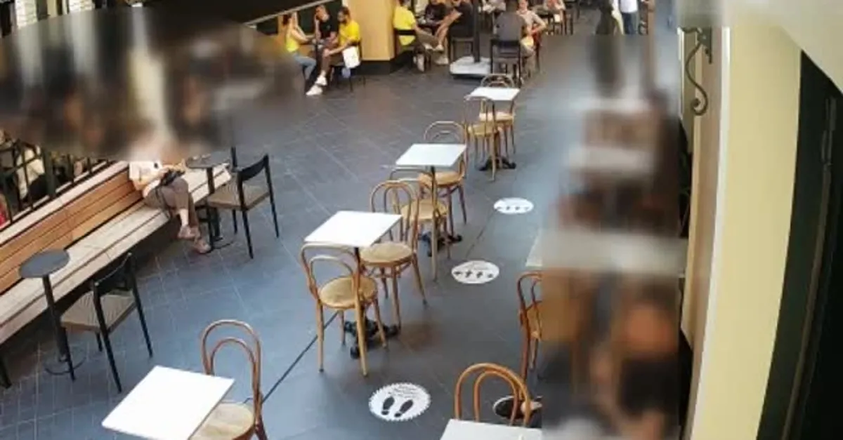 Restorandaki hırsızlık anbean kameralara yansıdı! | VİDEO