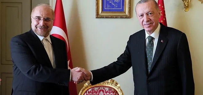 Son dakika: Başkan Erdoğan, İran Meclis Başkanı Bager Galibaf’ı kabul etti