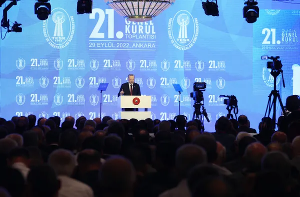 Son dakika: Başkan Erdoğan'dan Türkiye Esnaf ve Sanatkarları Konfederasyonu'nda önemli açıklamalar - 1