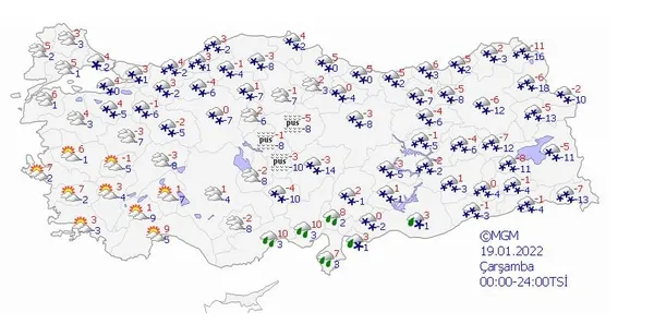 SON DAKİKA! Meteoroloji 5 günlük hava durumu tahminini açıkladı! İstanbul'a kar geliyor | Kar yağışı yurdu etkisi altına alacak - 8