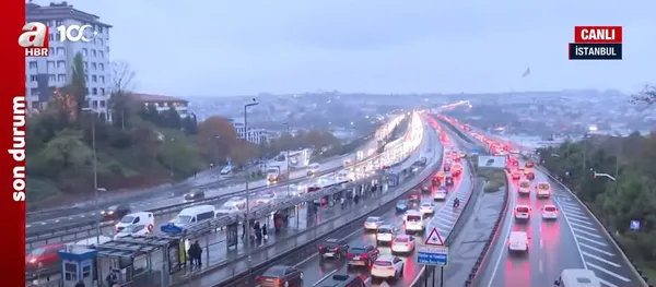 İstanbul trafiği durma noktasında! İşte yoğunluk haritasında son durum - 1