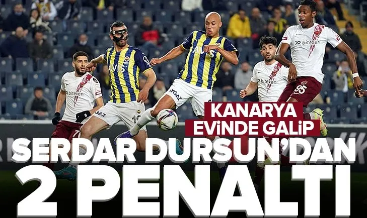 Fenerbahçe - Hatayspor: 2-0 MAÇ SONUCU ÖZET