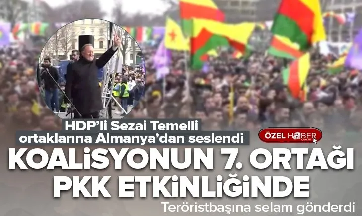 HDP’li Temelli Almanya’da PKK etkinliğine katıldı