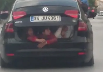 Konya'da tehlikeli yolculuk! Yürekleri ağza getirdi