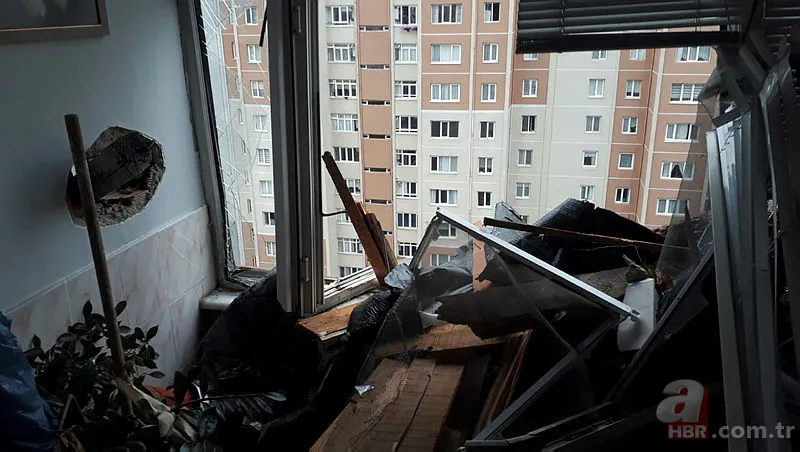 İstanbul'da lodos kabusu: Dehşeti yaşadılar! Can pazarı kamerada 25