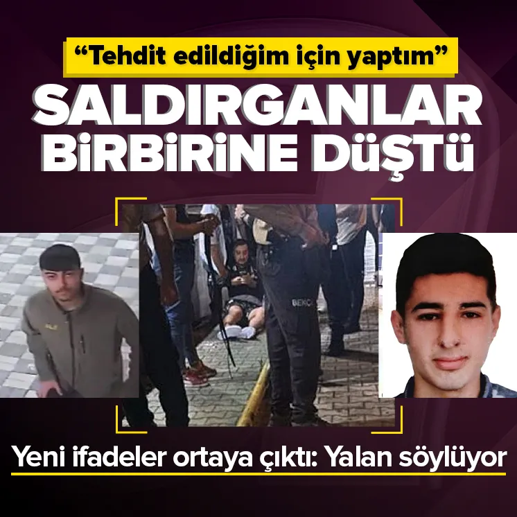 Saldırganlar birbirine düştü
