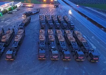 Sınıra büyük sevkiyat