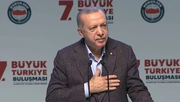 Son dakika: Başkan Erdoğan Memur-Sen Büyük Türkiye Buluşması’na katıldı! Asgari ücret ve 3600 ek gösterge açıklaması