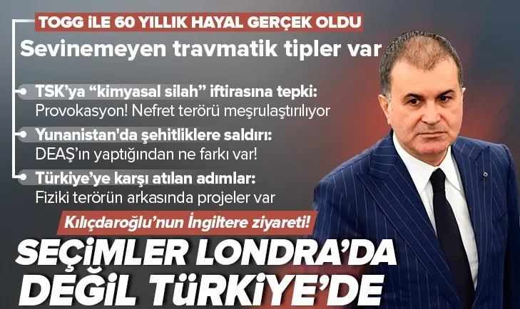 AK Parti MYK sonrası Ömer Çelik’ten SON DAKİKA açıklamaları