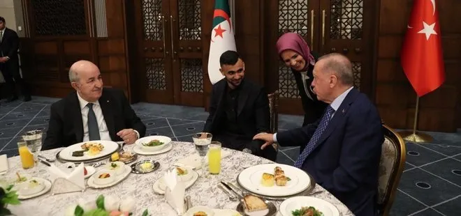 Beşiktaş’ın yıldızı Ghezzal’den Başkan Erdoğan paylaşımı! Türkiye - Cezayir dostluk yemeğine katıldı