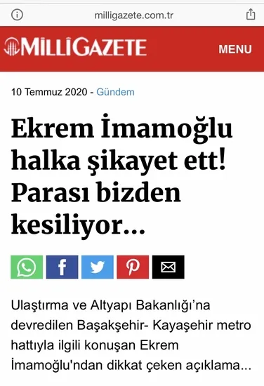 “Metro hatlarındaki kesinti” iddiası! CHP’li Ekrem İmamoğlu yine yalan söyledi - 1