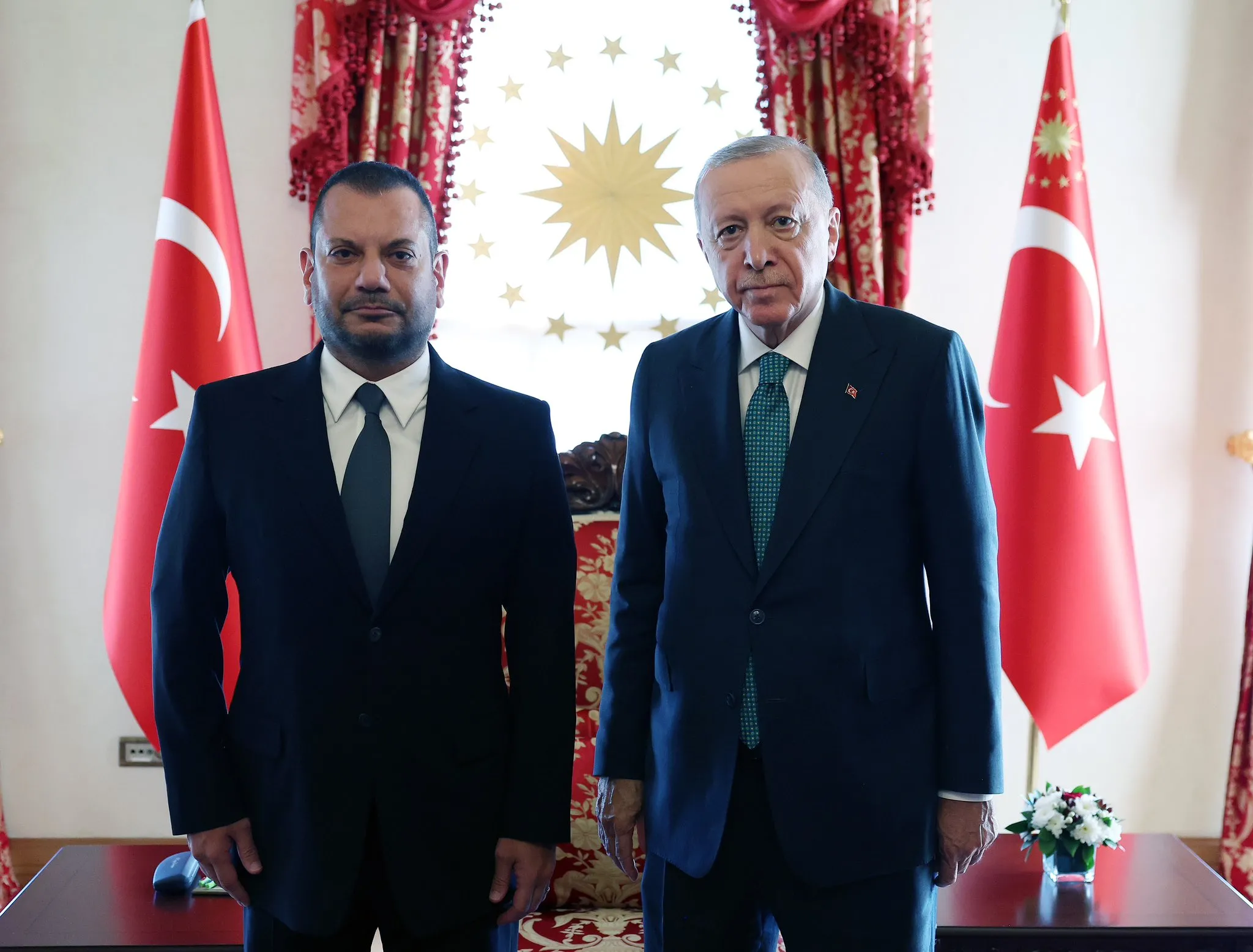 Başkan Erdoğan 4 büyük kulübün başkanlarını kabul etti