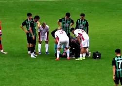 Bartın'da futbol maçında korkutan anlar! Futbolcu Akın Karaaslan hastaneye kaldırıldı