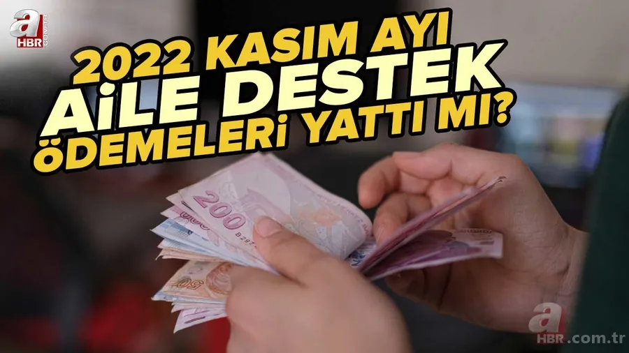 10 Kasım Aile Destek ödemeleri yattı mı? 2022 Kasım ayı Aile Sosyal Yardım paraları ne zaman yatacak, ayın kaçında yatıyor? 1