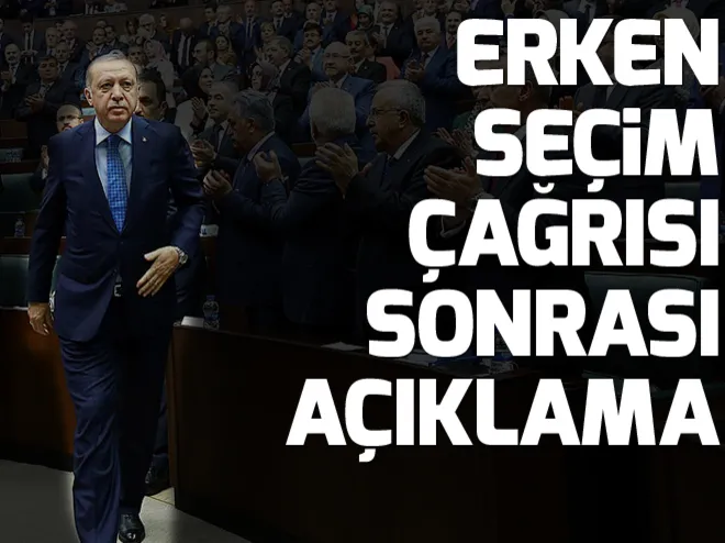 Cumhurbaşkanı Erdoğandan Bahçelinin erken seçim çağrısıyla ilgili açıklama