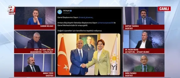Mansur Yavaş İYİ Parti’den aday mı olacak? Meral Akşener ile sürpriz görüşme! Önümüzdeki günlerde kartlar karışacak...