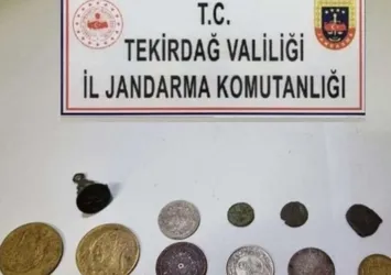 Tekirdağ'da 145 sikke ele geçirildi
