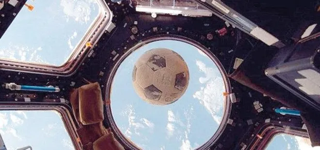 Uzayda ‘futbol  topu’ mucizesi