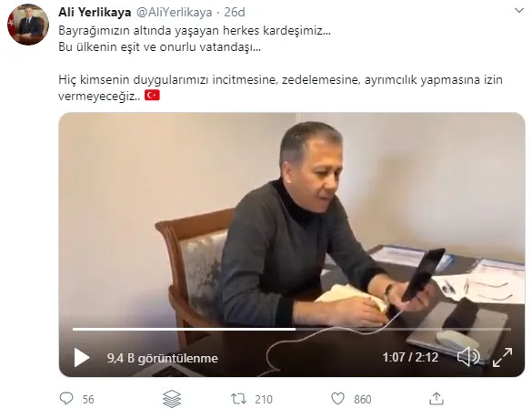 Son dakika: İstanbul Valisi Yerlikaya telefonla o paylaşımın hedefindeki aileyi aradı