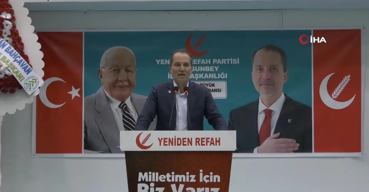 Fatih Erbakan’dan Ekrem İmamoğlu’na: İstanbul’u perperişan eden Türkiye’yi ne yapmaz!