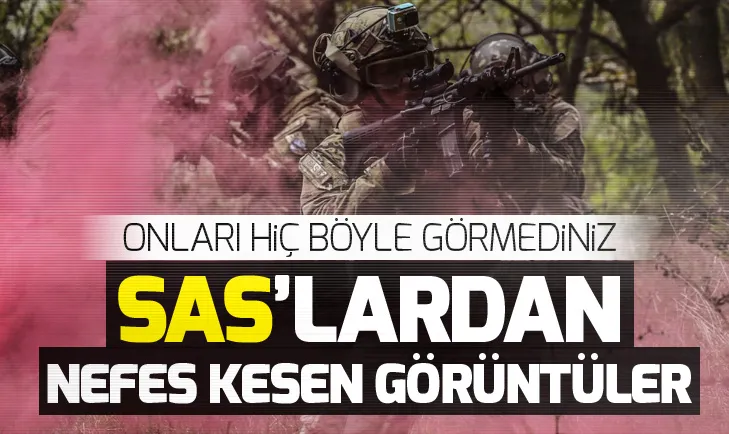 Türk ordusunun gururu SAS komandoları görüntülendi!
