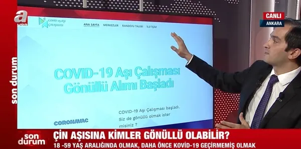 Çin'in Kovid-19 aşısı için başvurular başladı | Peki internetten nasıl başvuru yapılır? Kimler başvurabilir? İşte yanıtı - 2