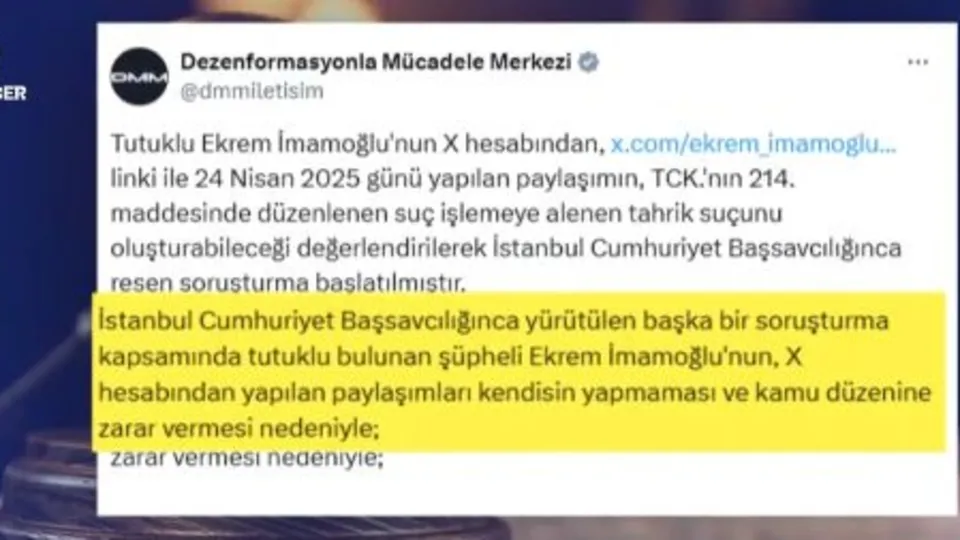 İmamoğlu’nun hesabına erişim engeli!