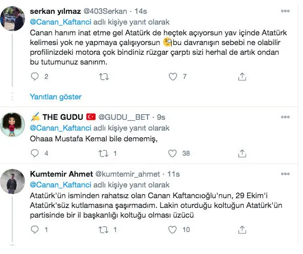 CHP’li Canan Kaftancıoğlu 29 Ekim’de ’Atatürk’ diyemedi! Sosyal medyada tepkiler çığ gibi