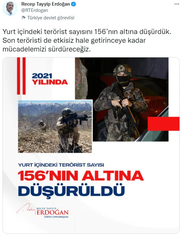 Son dakika: Türkiye 2021’de neler yaptı? Başkan Recep Tayyip Erdoğan tek tek paylaştı