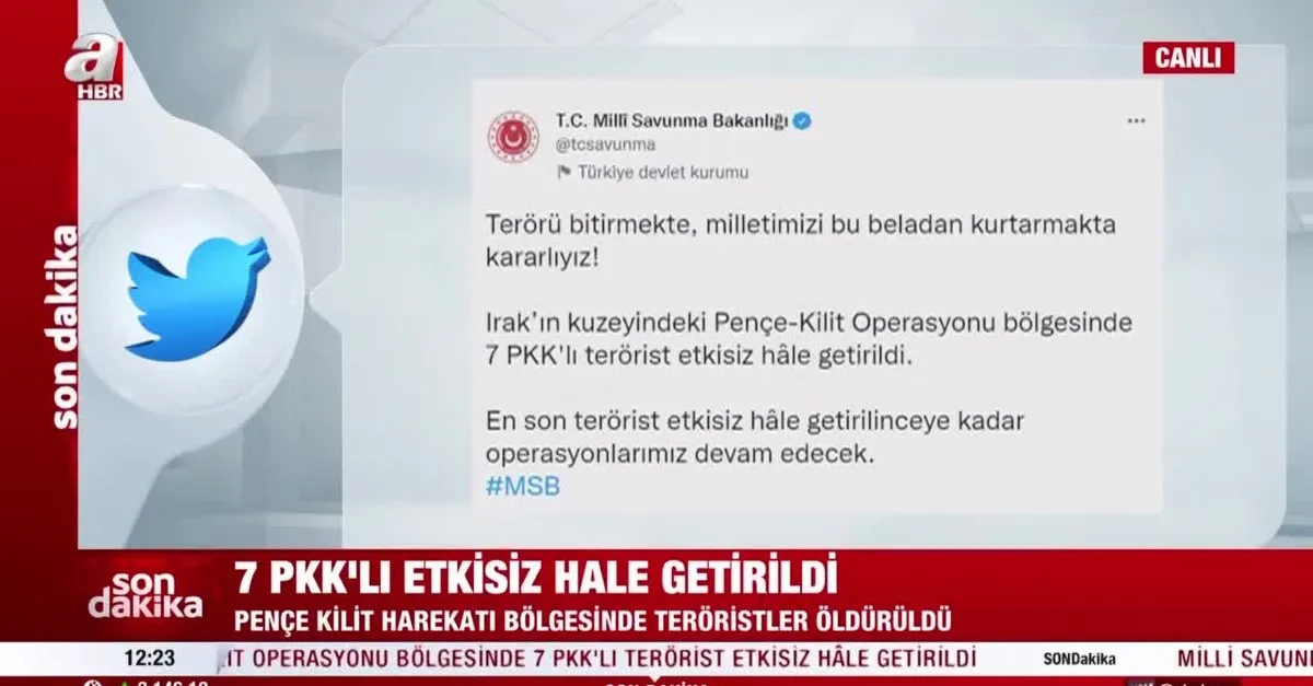 7 PKK'lı etkisiz hale getirildi