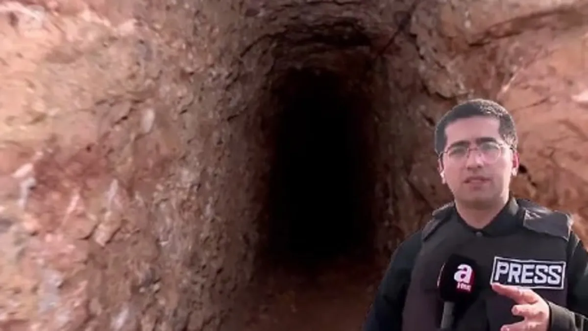 Kilometrelerce uzunlukta terör tünelini A Haber görüntüledi! Teröristler Suriye'nin altını nasıl oydu?