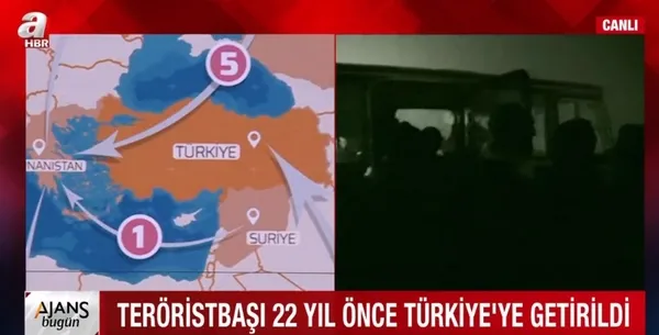Teröristbaşı Öcalan'ın Türkiye'ye getirilişinin 22. yılı! İşte bebek katili Öcalan'ın kaçış rotası - 5
