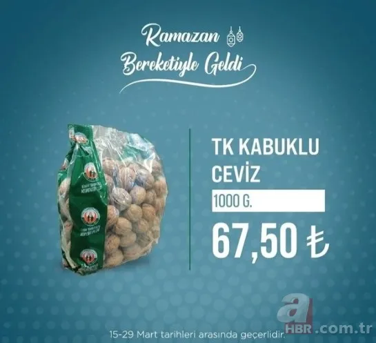 Tarım Kredi Kooperatif Market Ramazan'a özel FİYAT LİSTESİ! 20-29 Mart güncel katalog! Et fiyatları sabitlendi! Kıyma, dana kuşbaşı... 9