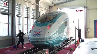 Yüksek Hızlı Trenlerde bayram temizliği
